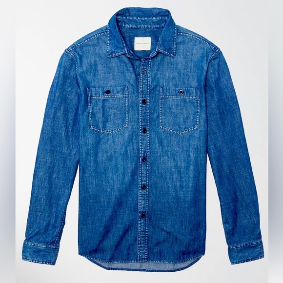 AE77 Premium 100% Cotton Denim Barn Work Coat Size Medium - Picture 1 of 7
